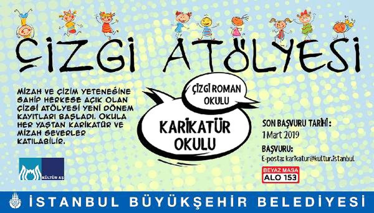 İbb Çizgi Atölyesi\'nde Yeni Dönem Kayıtları Başladı
