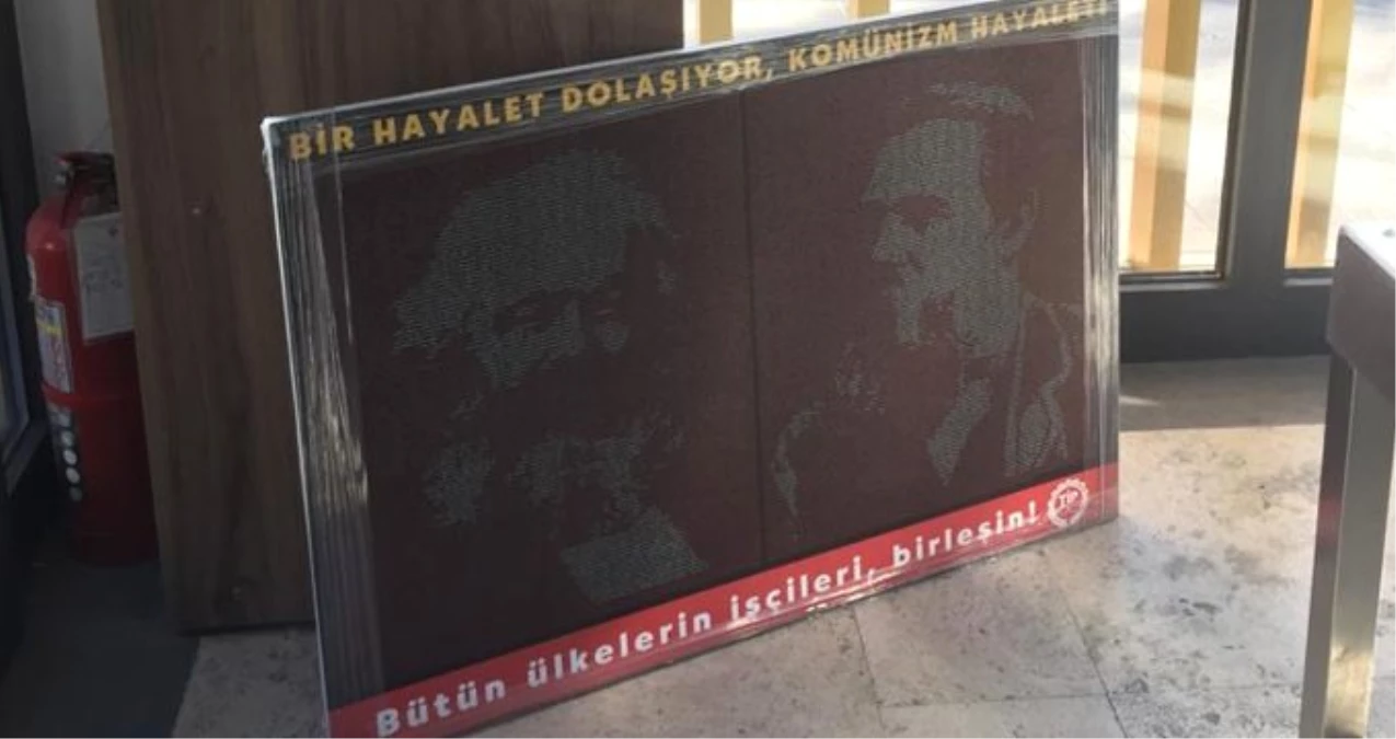 Milletvekili Erkan Baş\'a Gönderilen Karl Marx Tablosu Meclis\'te Panik Yarattı