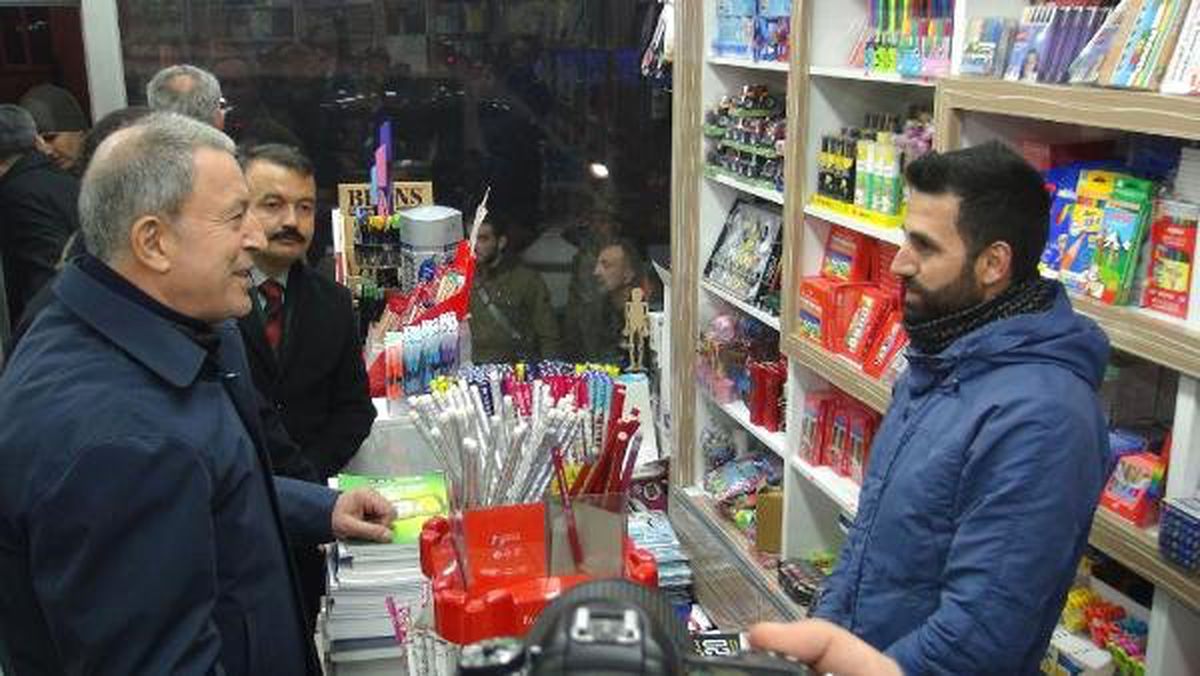 Msb Bakanı Akar ve Genelkurmay Başkanı Güler Yüksekova\'da