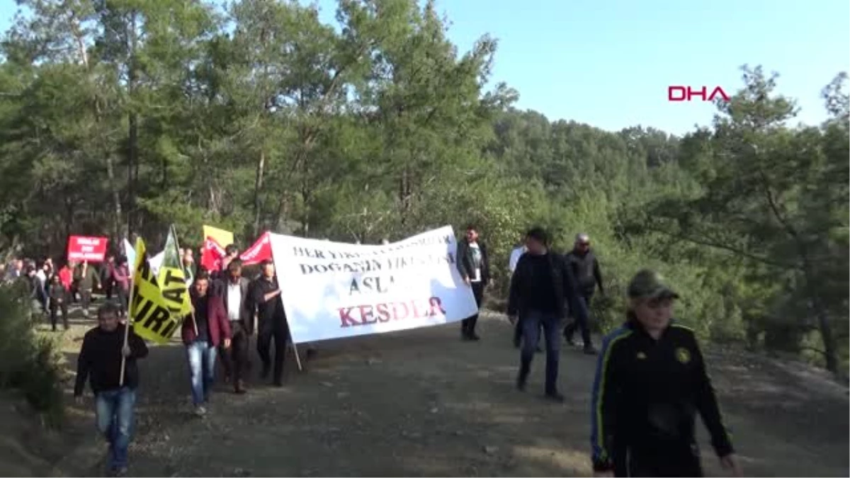 Antalya Kleopatra Koyu\'nda Eylem