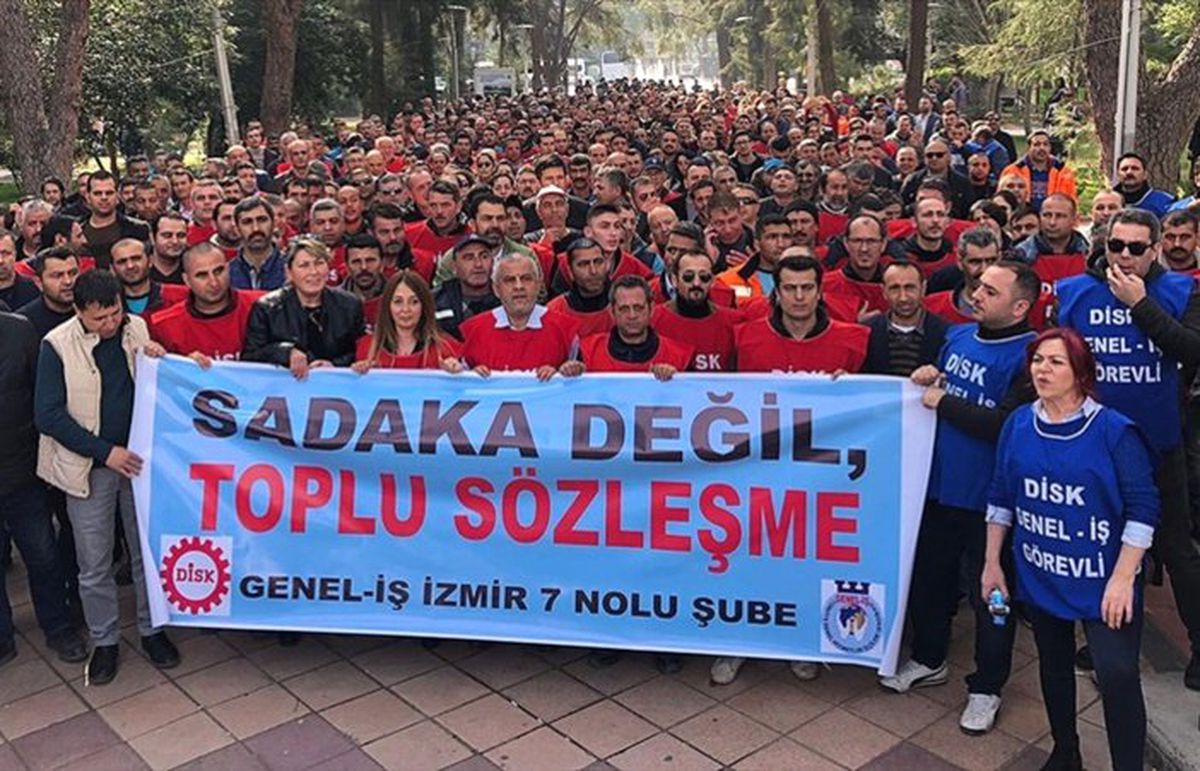 Bornova Belediyesinde grev kararı alındı