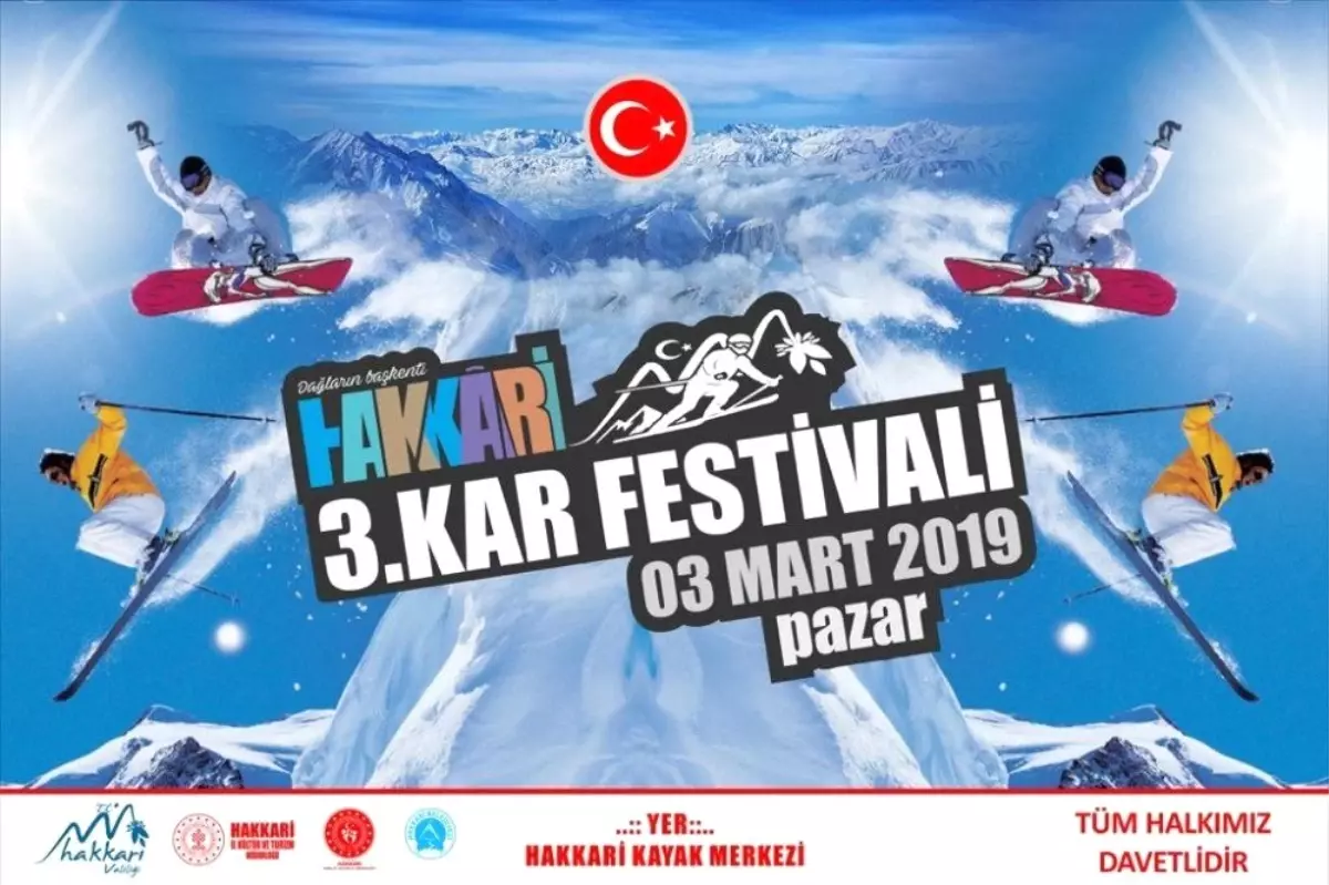 Hakkâri\'de 3. Kar Festivali Başlıyor