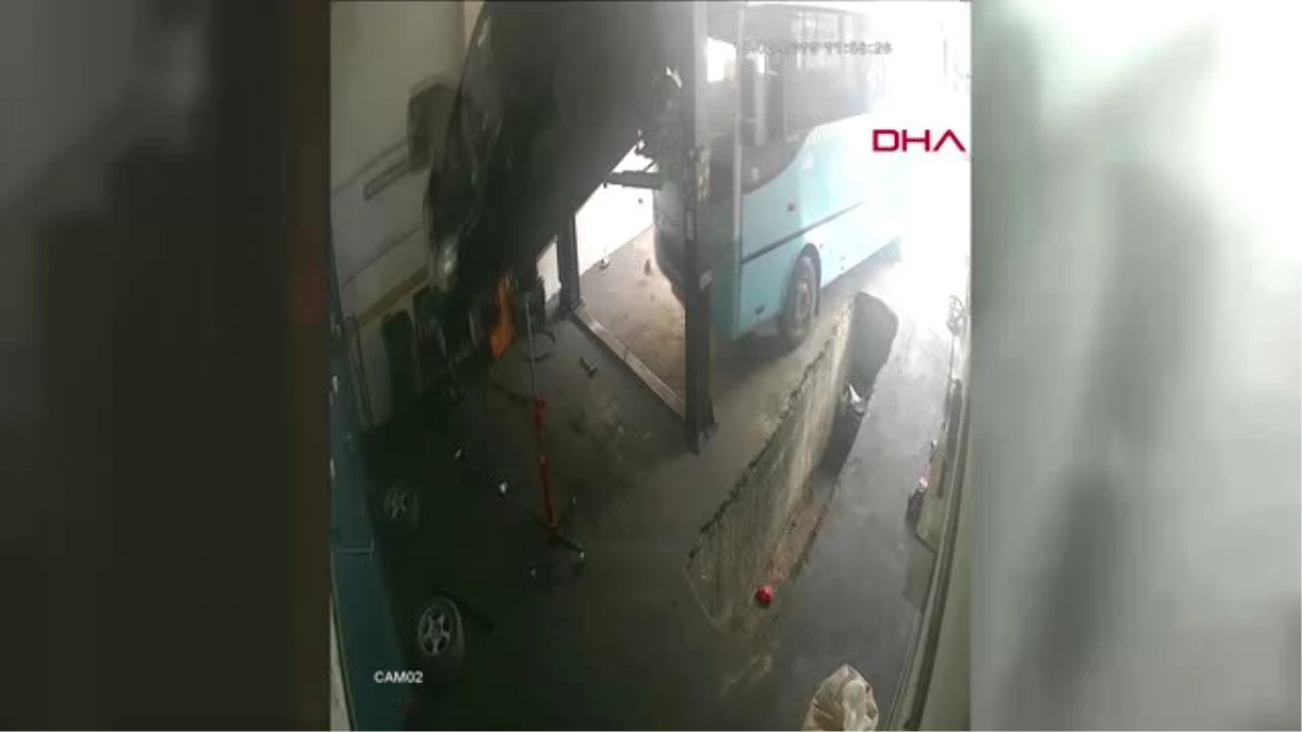 İstanbul- Oto Sanayide Halk Otobüsü Dehşeti