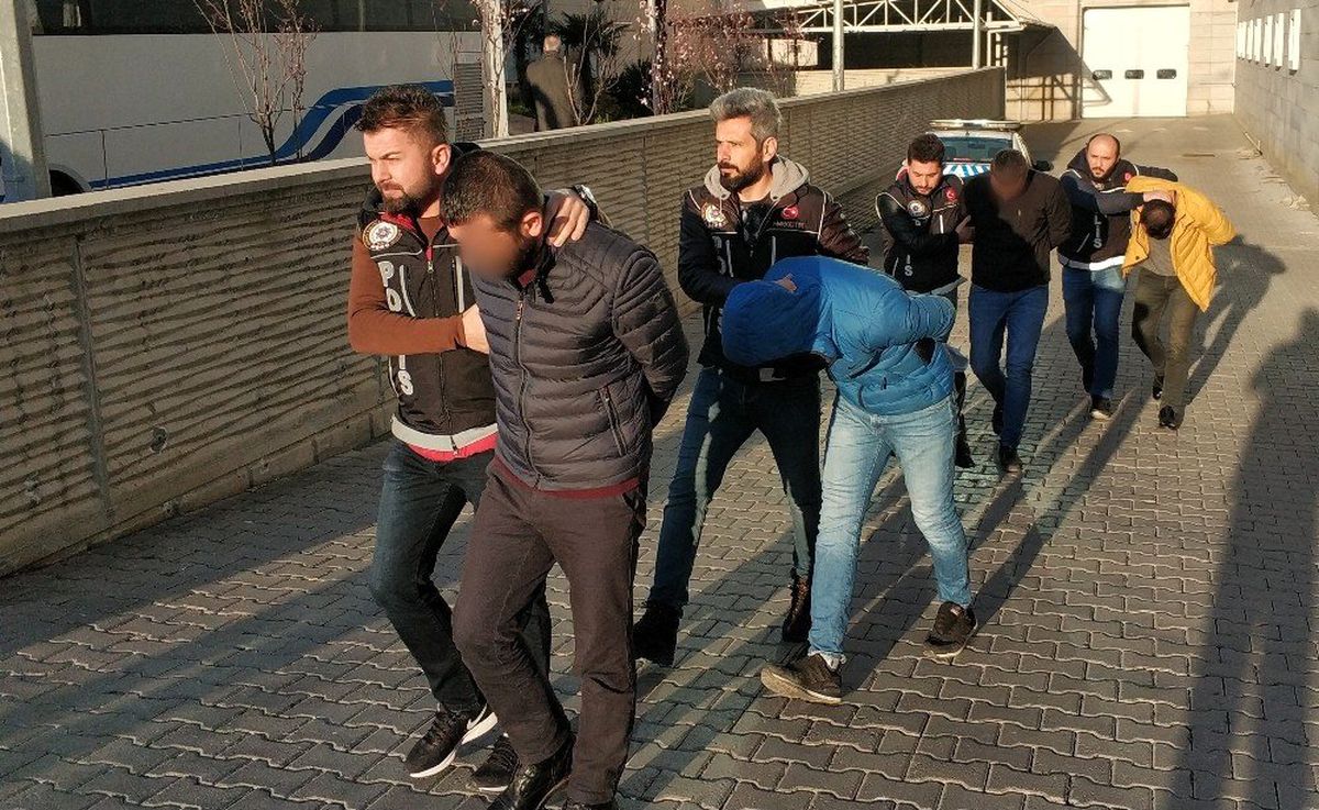 Samsun\'da Uyuşturucudan 5 Kişi Adliyeye Sevk Edildi