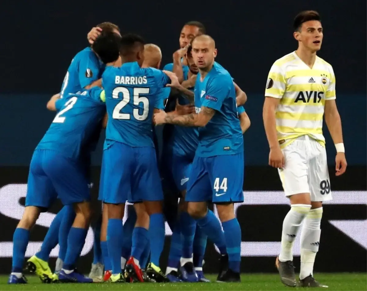 UEFA Avrupa Ligi: Zenit: 2 - Fenerbahçe: 1 (İlk Yarı)