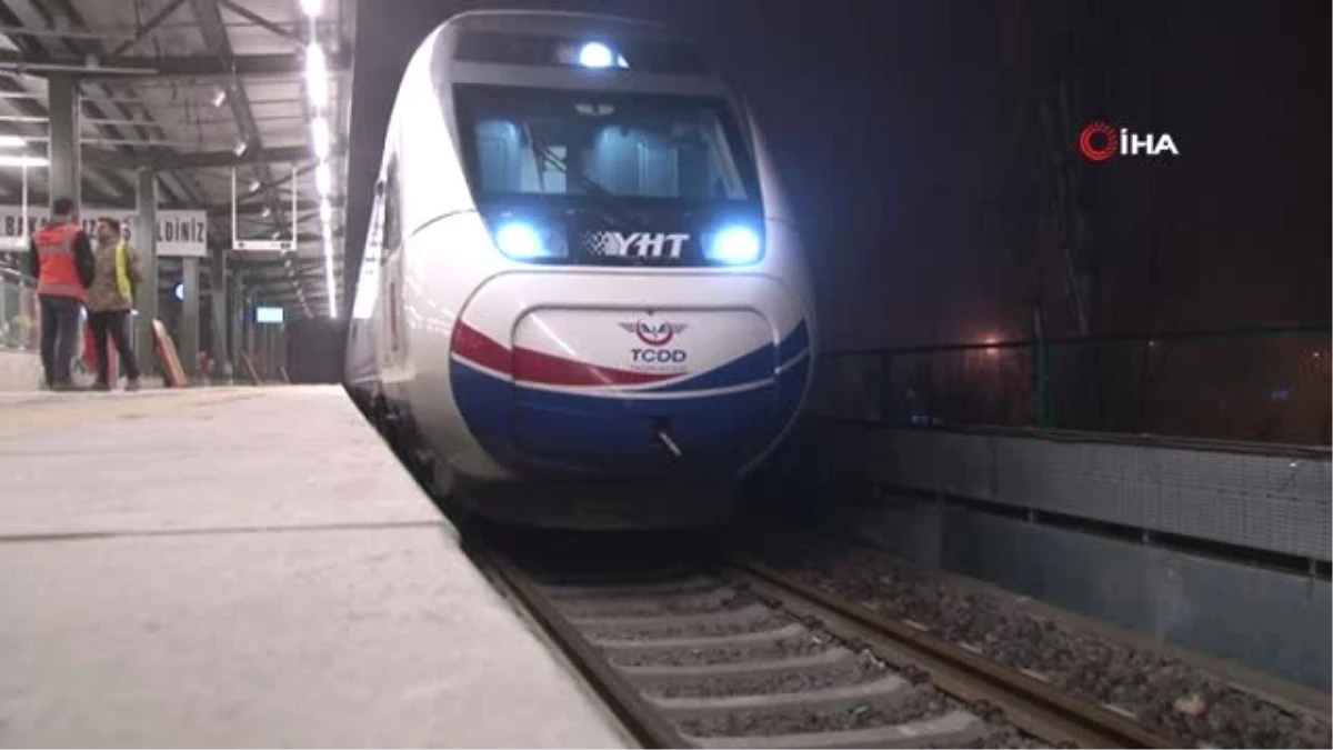 Yüksek Hızlı Tren İlk Defa Avrupa Yakasına Geçti
