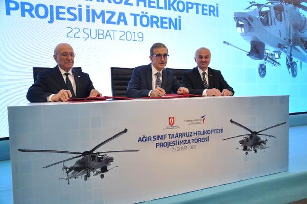 Ağır Silah Taarruz Helikopterinin Sözleşmesi İmzalandı