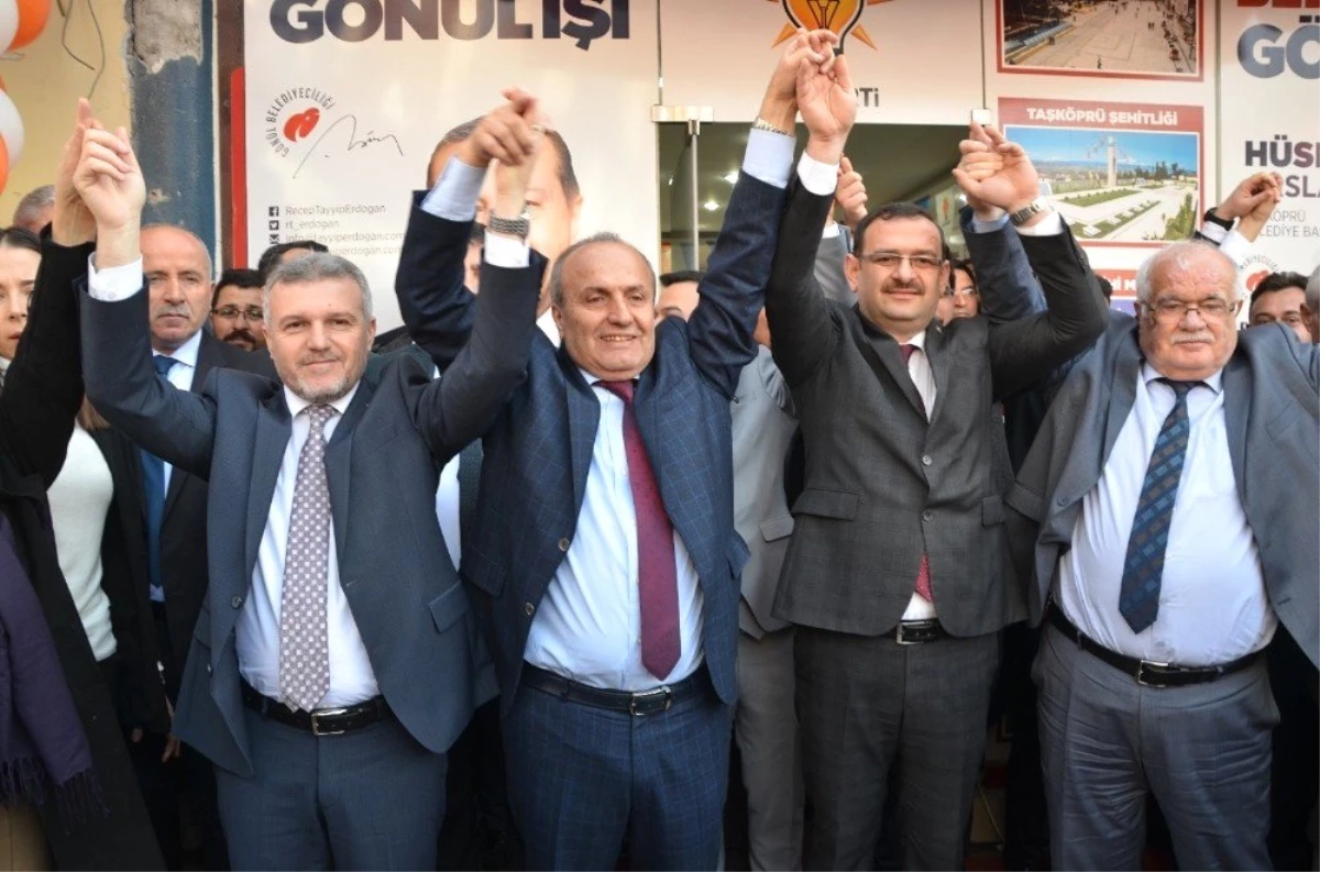 Başkan Arslan, Taşköprü\'de Seçim Bürosu Açtı