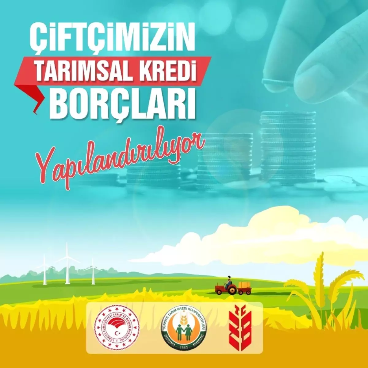 Çiftçinin Tarımsal Kredi Borçları Yapılandırılıyor