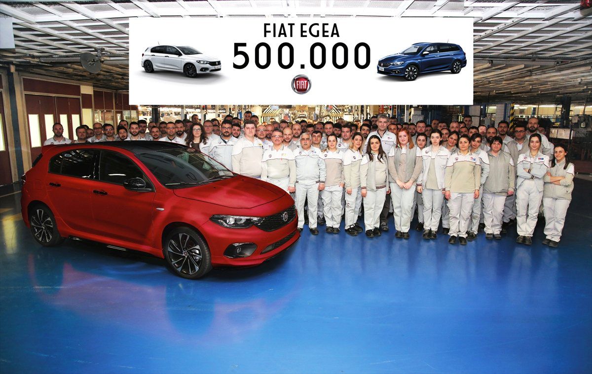 Fiat Egea Üretimi 500 Bin Adede Ulaştı