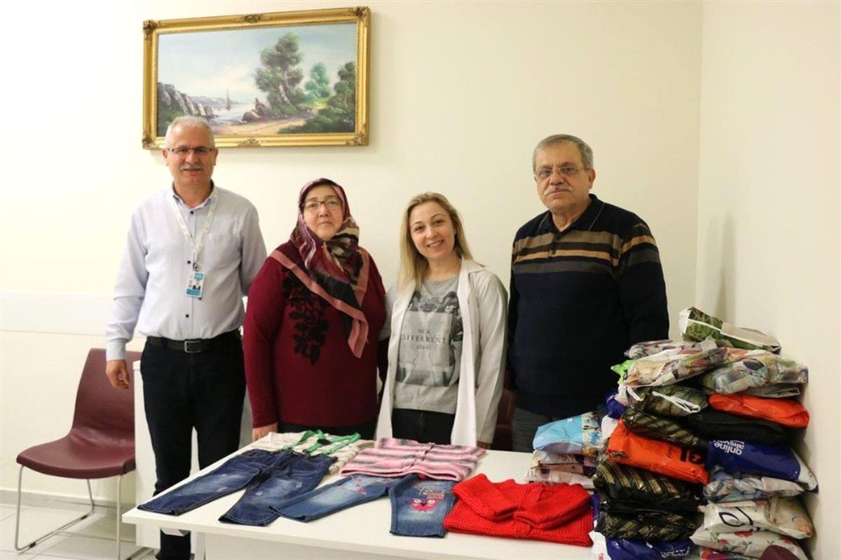 Ördüğü Kazakları Hastanedeki İhtiyaç Sahibi Çocuklara Bağışlıyor