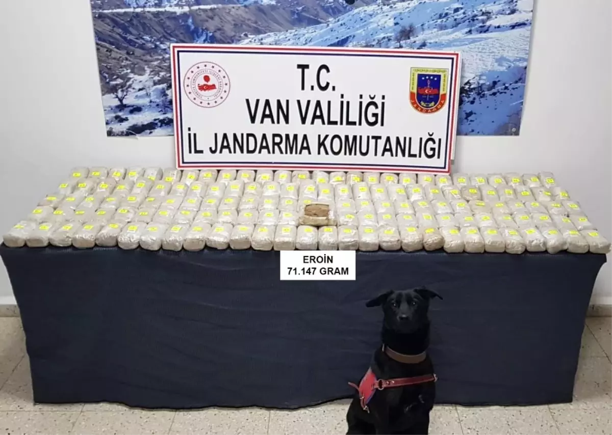 Van\'da 71 Kilo Eroin Ele Geçirildi