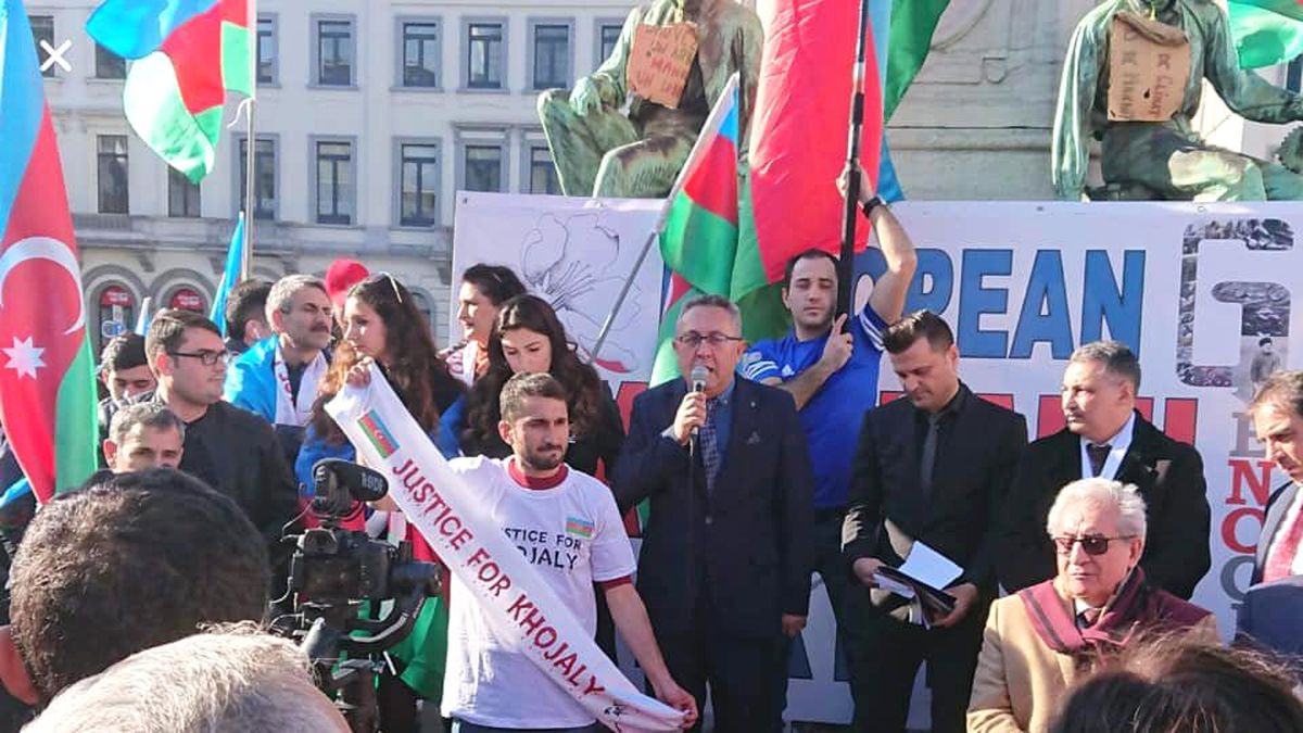 Brüksel\'de Hocalı Katliamı Şehitleri Anıldı