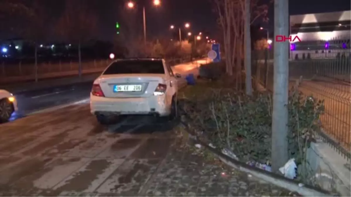 Ankara Otomobiller Çarpıştı 2 Yaralı