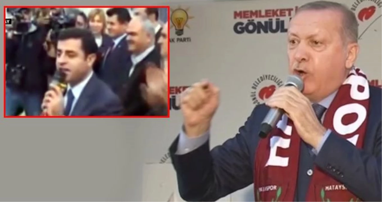 Cumhurbaşkanı Erdoğan, Hatay\'da Demirtaş\'ın Videosunu İzletti