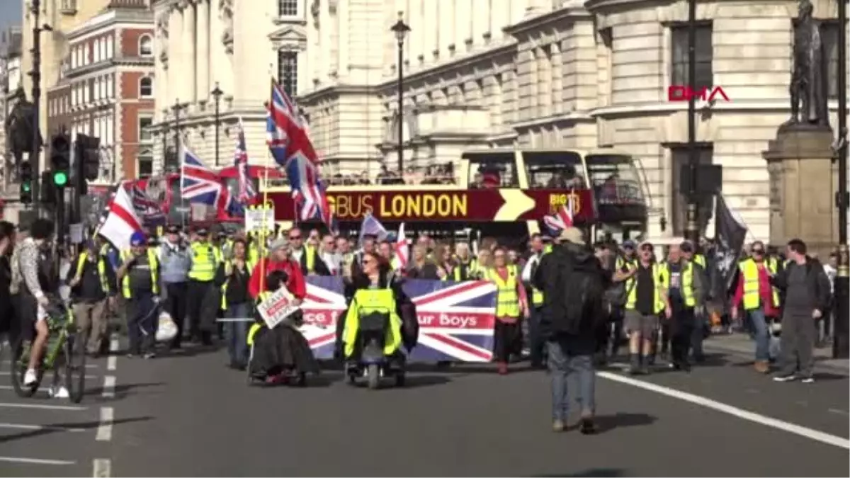 Dha Dış - Başkent Londra\'da Sarı Yelekliler Protesto Gösterisi Düzenledi