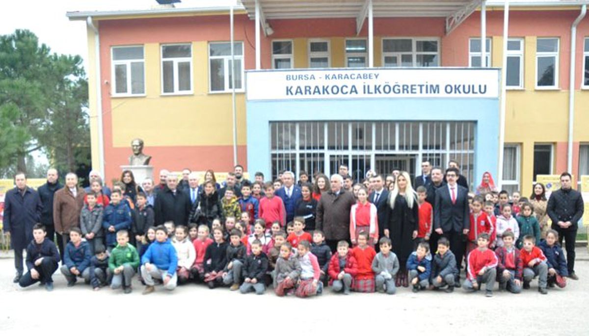 BEV, köy okulunu yeniledi