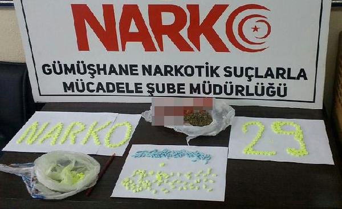 Gümüşhane\'de Uyuşturucu Operasyonu: 2 Gözaltı