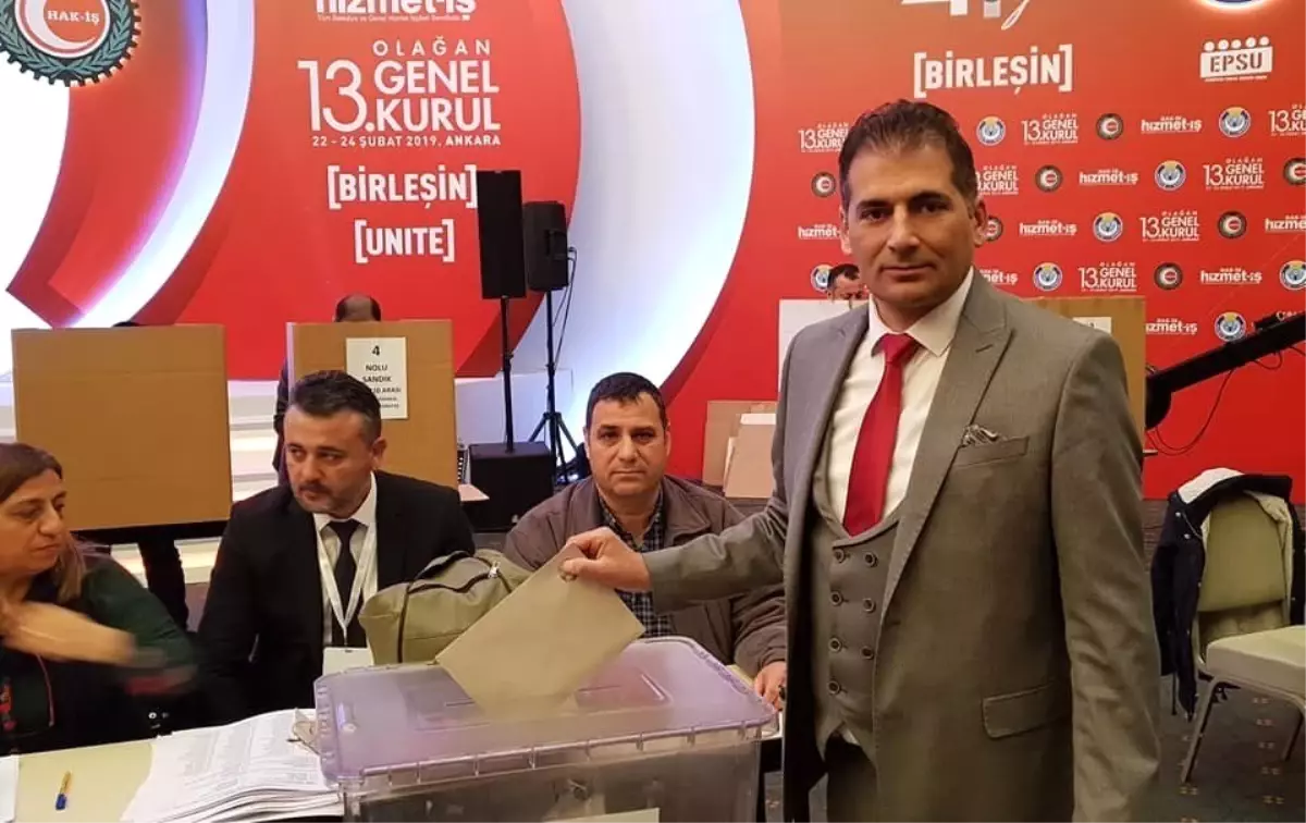 Hizmet-İş Sendikası Niğde Şube Başkanı Demircioğlu, Üst Kurul Delegesi Oldu