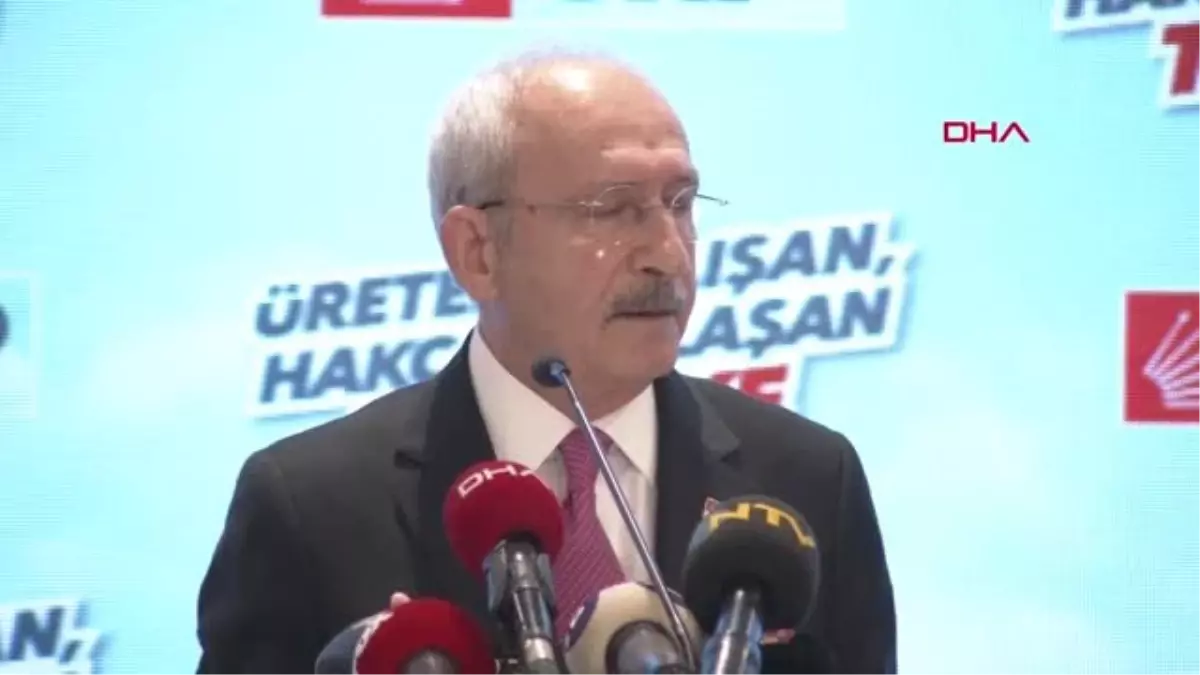 İstanbul- Kılıçdaroğlu, Üreten, Çalışan, Hakça, Paylaşan Türkiye Toplantısında Konuştu