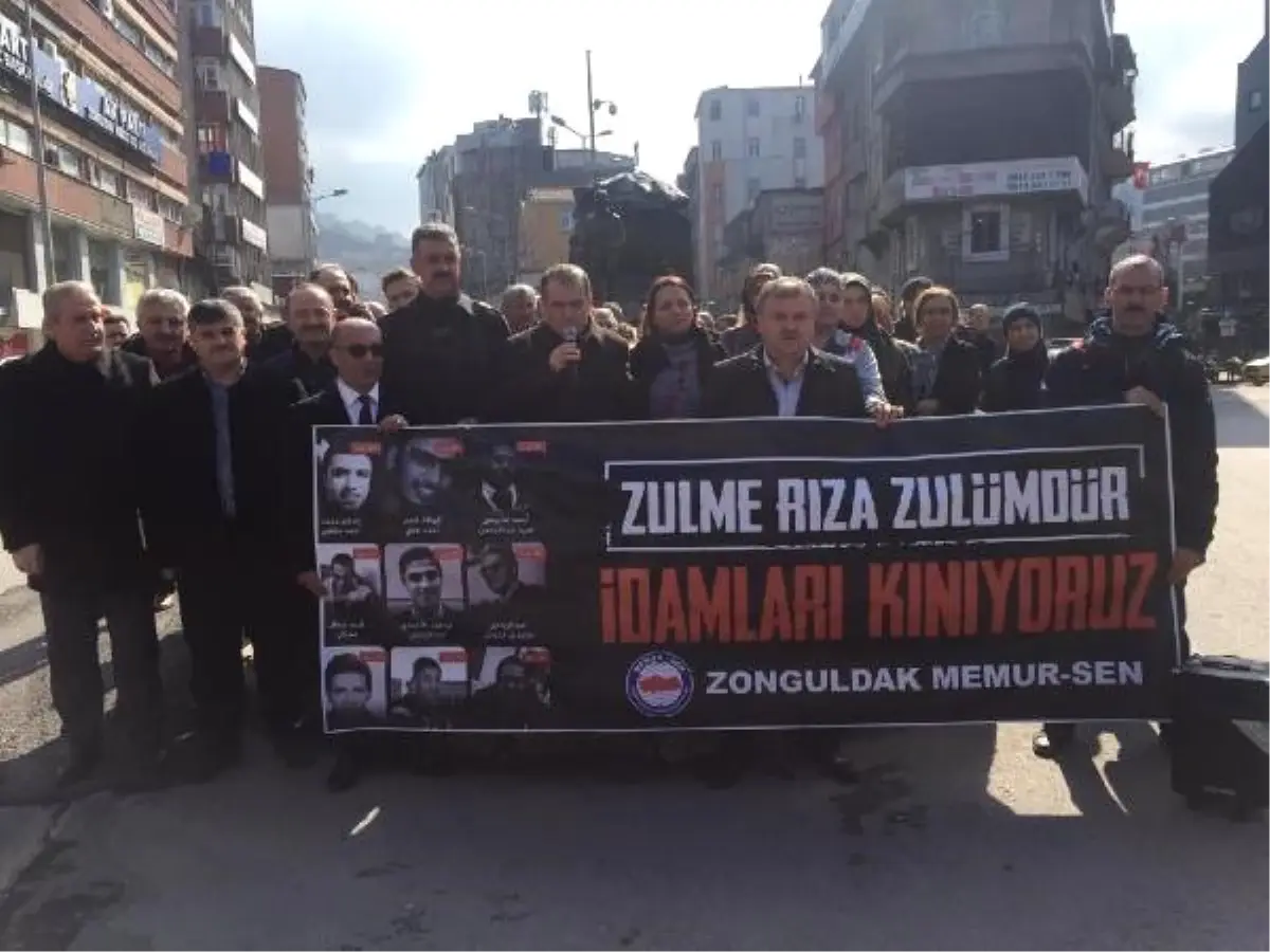 Mısır\'daki İdamlar Zonguldak\'ta Protesto Edildi