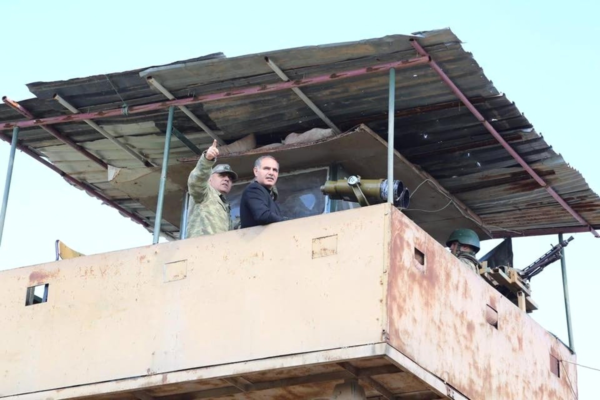 Şırnak Valisi Aktaş, Irak ve Suriye Sınırında İncelemelerde Bulundu