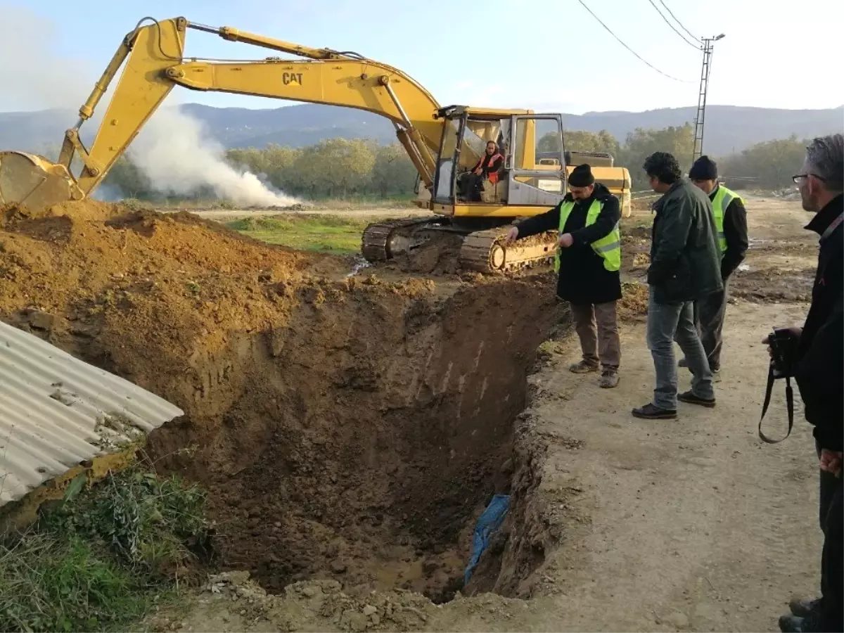 Çevre Yolu Çalışmasında Büz Döşenirken Tarih Ortaya Çıktı