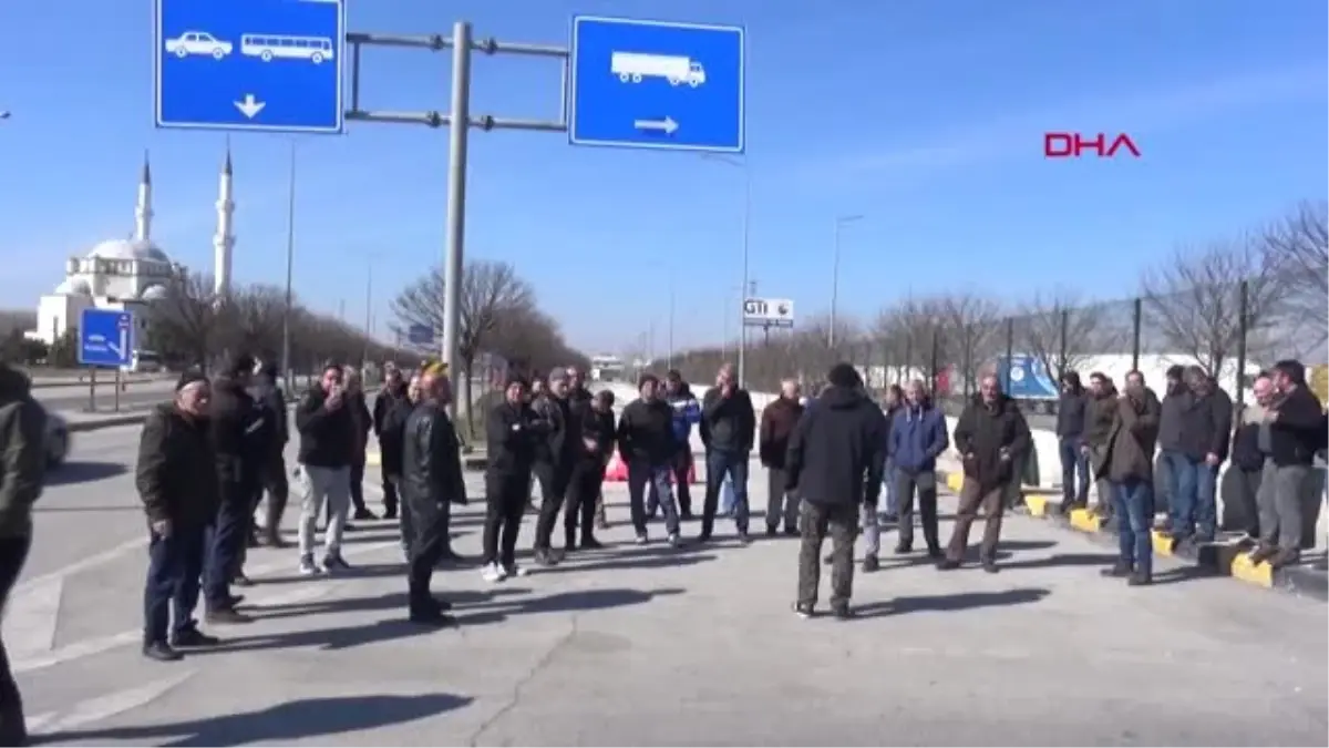 Edirne Tır Sürücüleri Eylemi Bitirdi