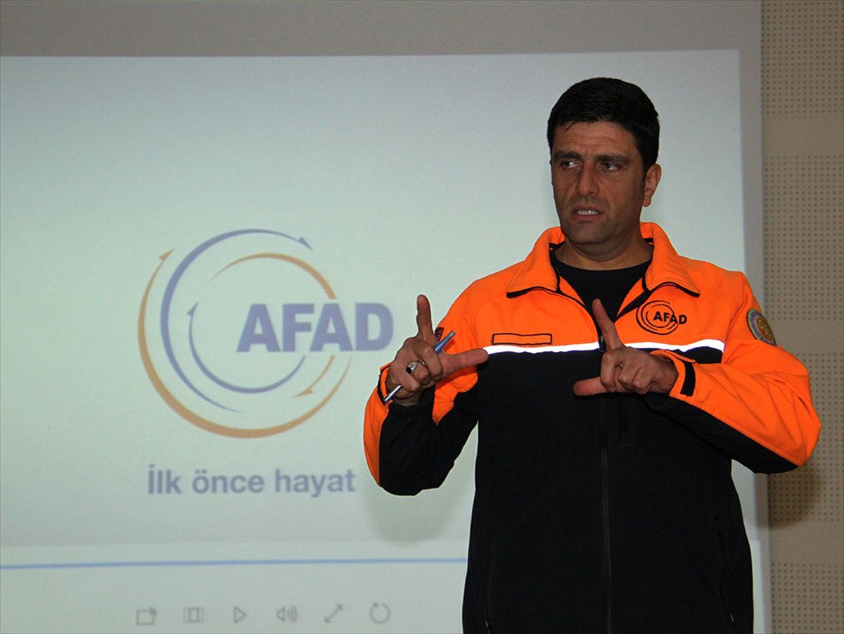 Erzurum Afad\'tan Yangına Müdahale Eğitimi