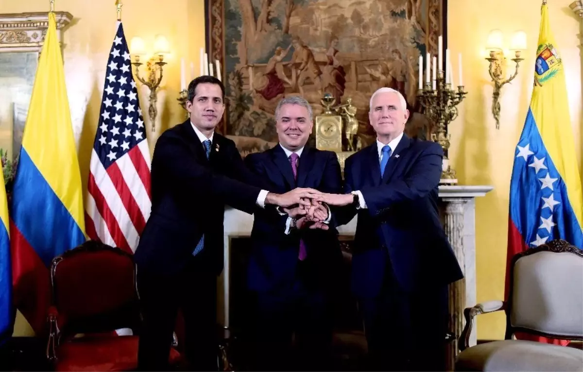 Guaido ve Pence\'den Maduro\'ya Baskıyı Artırma Kararı