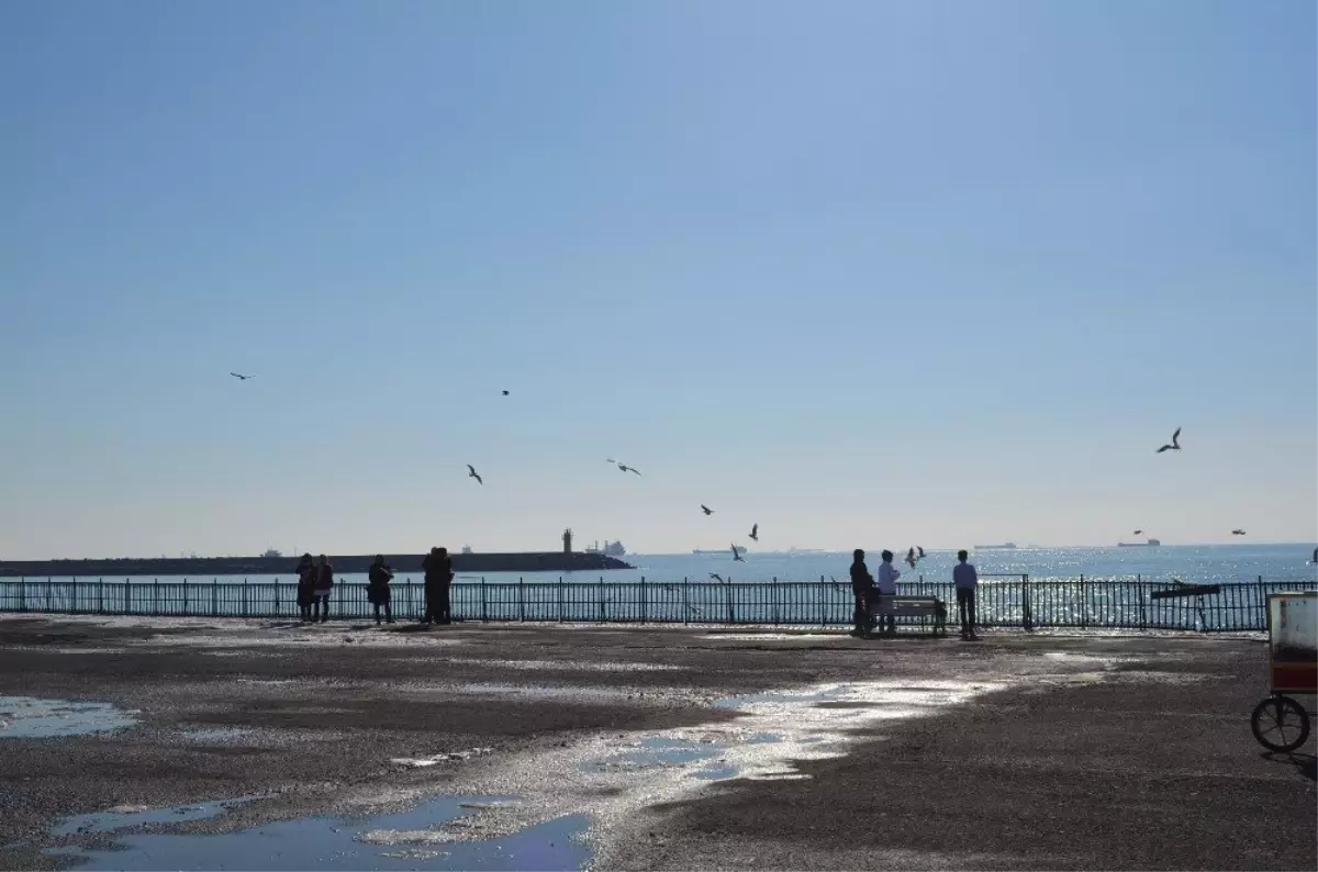 Kar Gitti Tekirdağ\'a Bahar Havası Hakim