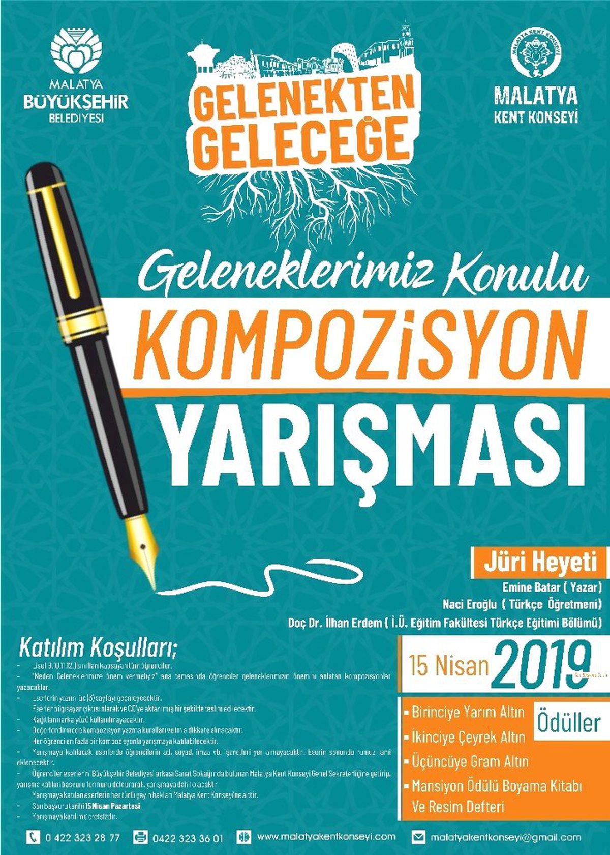 Kent Konseyi Kompozisyon ve Resim Yarışması Düzenliyor