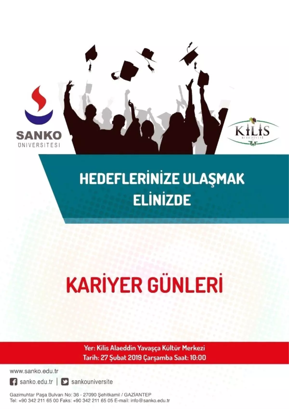 Sanko Üniversitesi Kilis\'te Kariyer Günü Düzenliyor