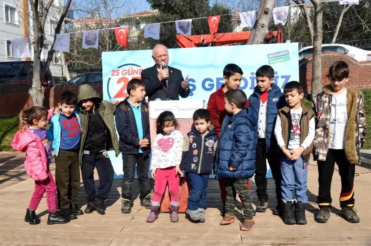 Beylikdüzü\'nde Sabiha Gökçen Parkı Hizmete Açıldı