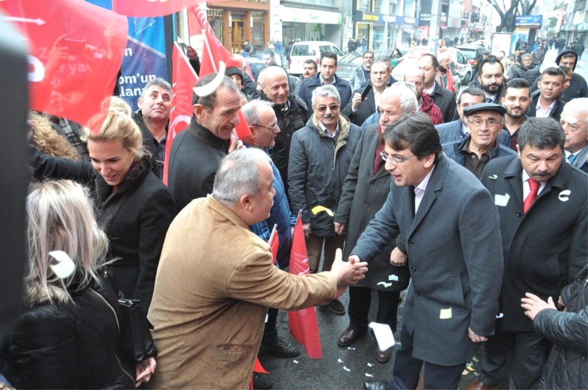 CHP Genel Başkan Yardımcısı Emre, Zonguldak\'ta Seçim Bürosu Açtı