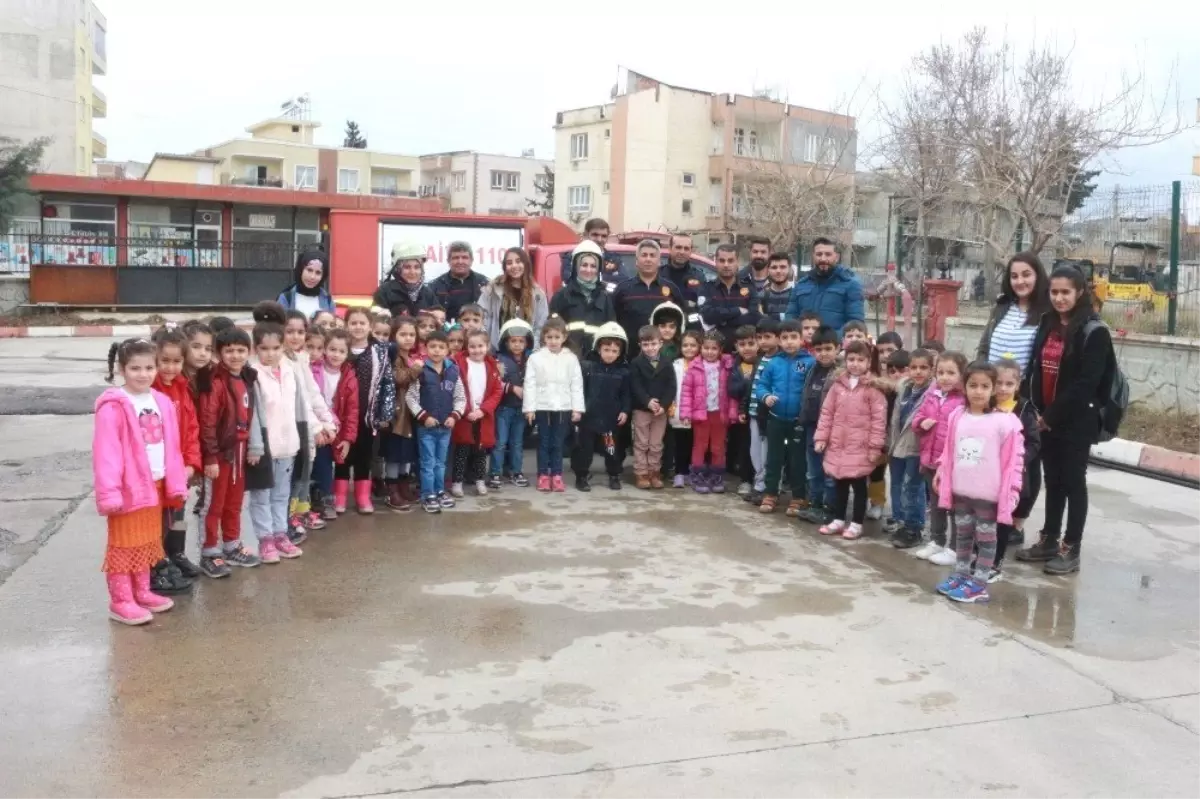 Öğrencilere İtfaiye Mesleği Tanıtıldı