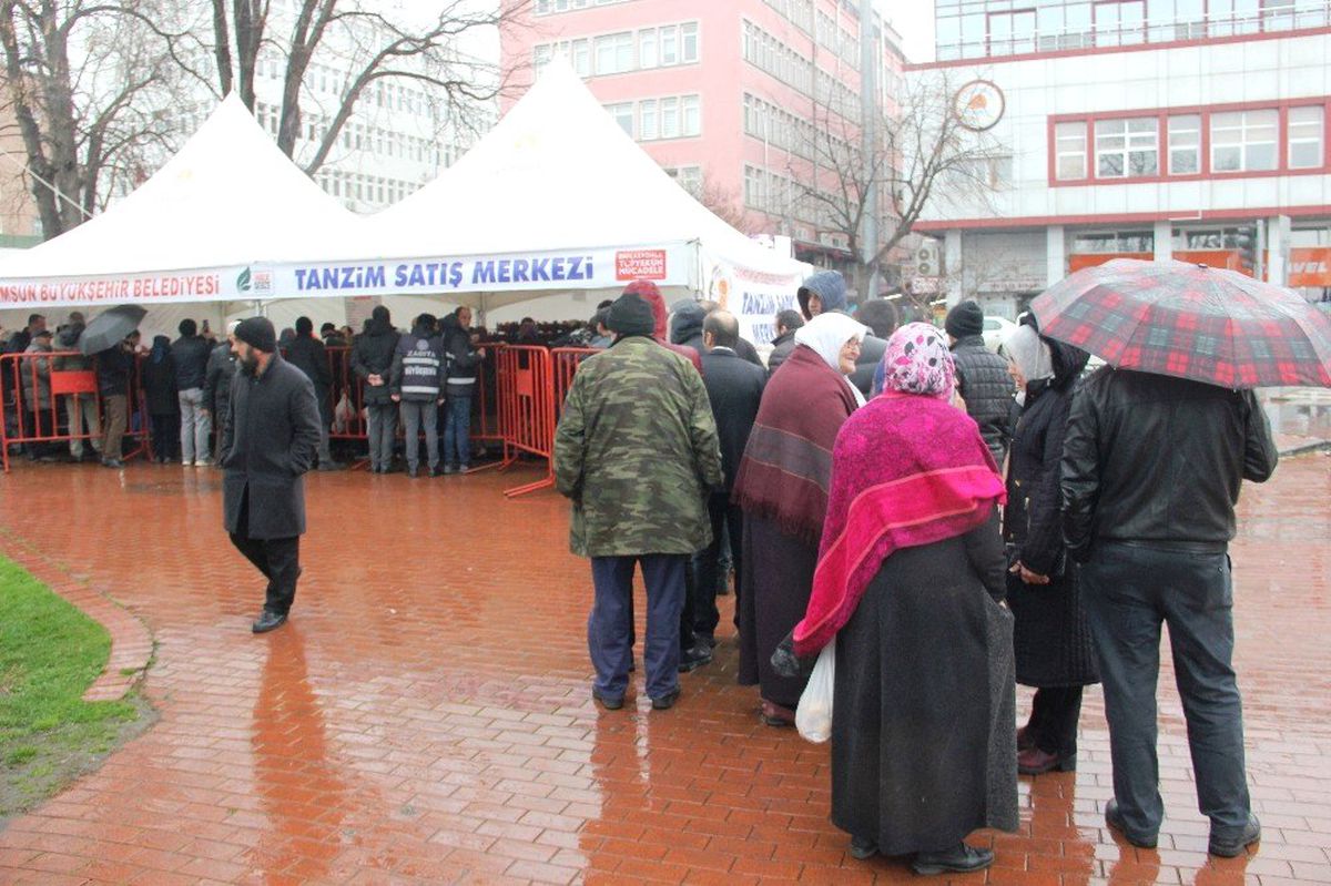 Samsun\'da Tanzim Satış Başladı