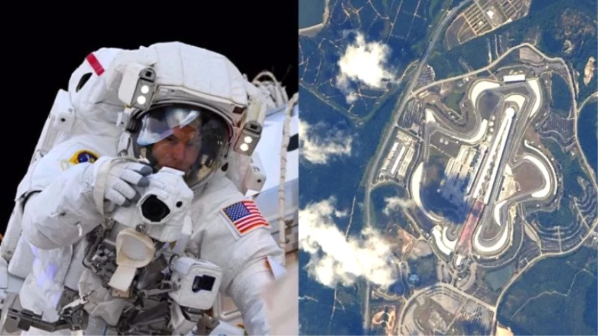 Uzaydan Dünya\'daki Yarış Pistlerinin Fotoğrafını Çeken Araba Tutkunu Astronot