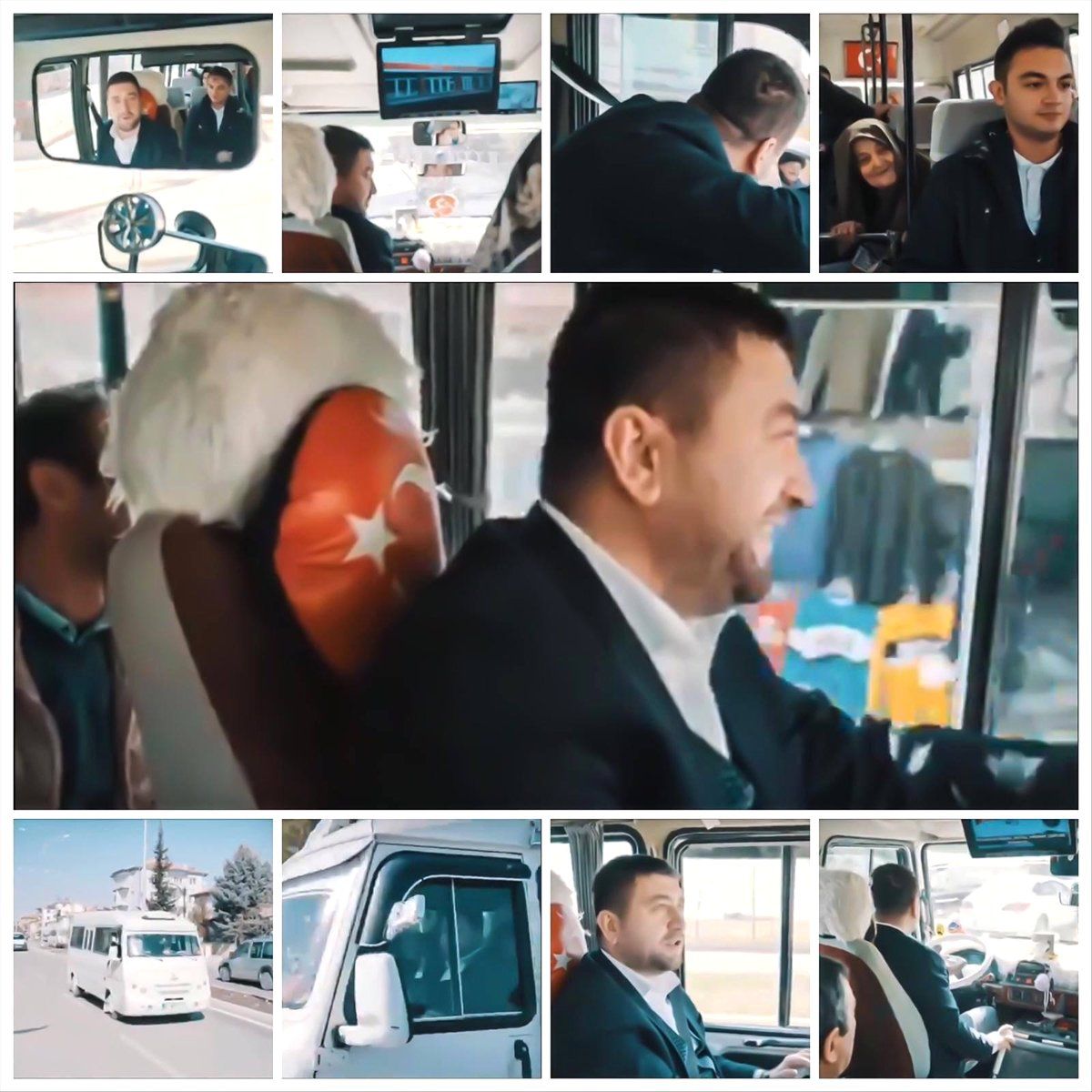 Başkan Adayı Minibüs Şoförlüğü Yaparak Seçmenleri Dinledi