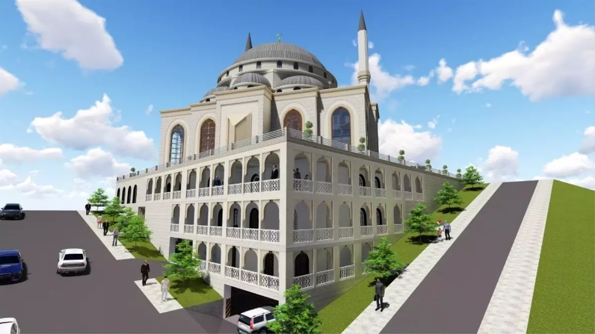 Bittiğinde Türkiye\'nin İlk Asansörlü Minaresine Sahip Camisi Olacak