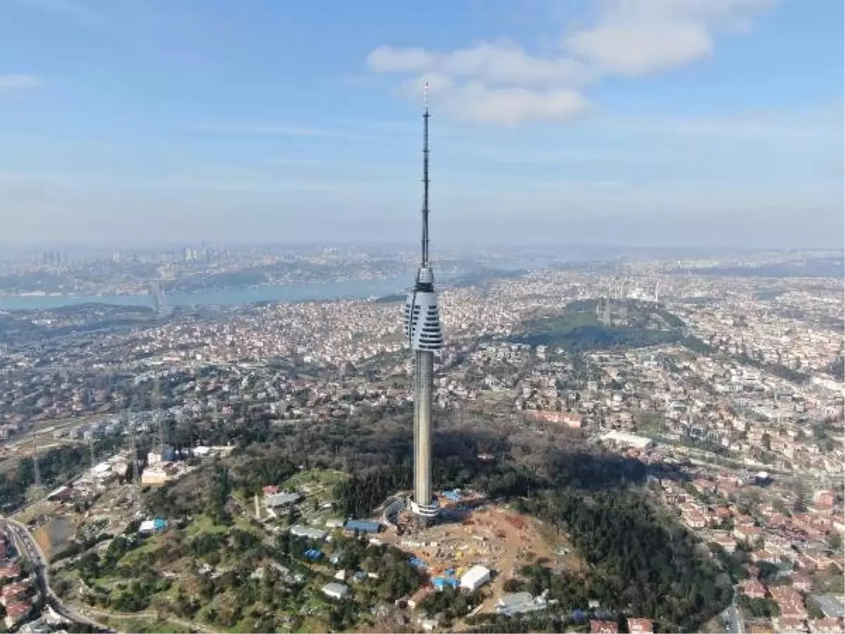 Çamlıca Televizyon Kulesinde Yeni 5 Kat Yolda