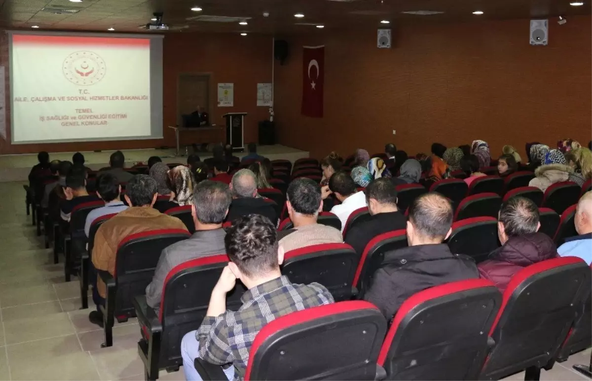 Elazığ\'da "İş Sağlığı ve Güvenliği" Semineri