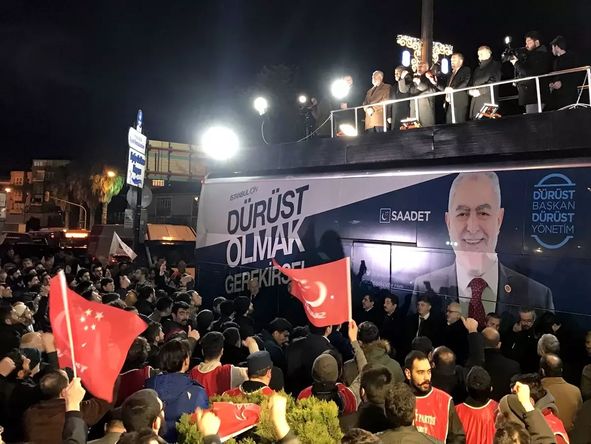 Saadet Partisi Eyüpsultan Mitingi