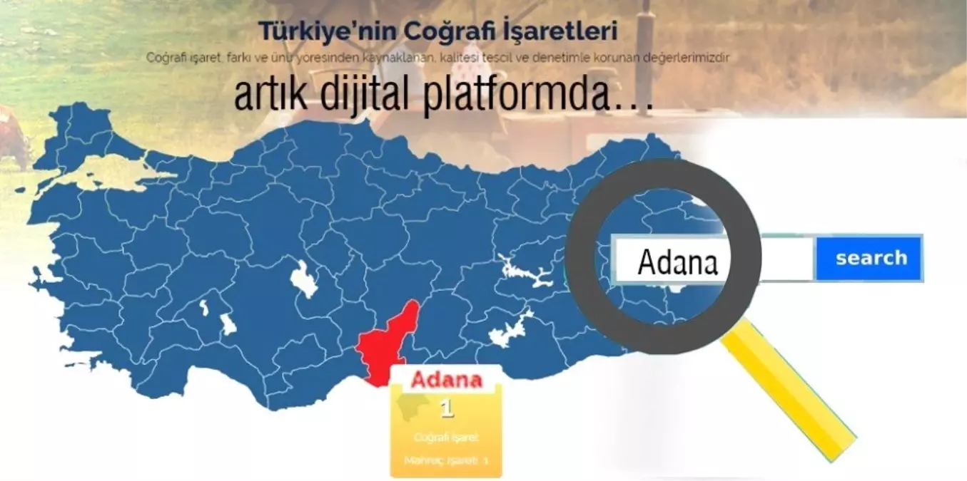 Türkiye\'nin Coğrafi İşaretleri Dijital Platformda