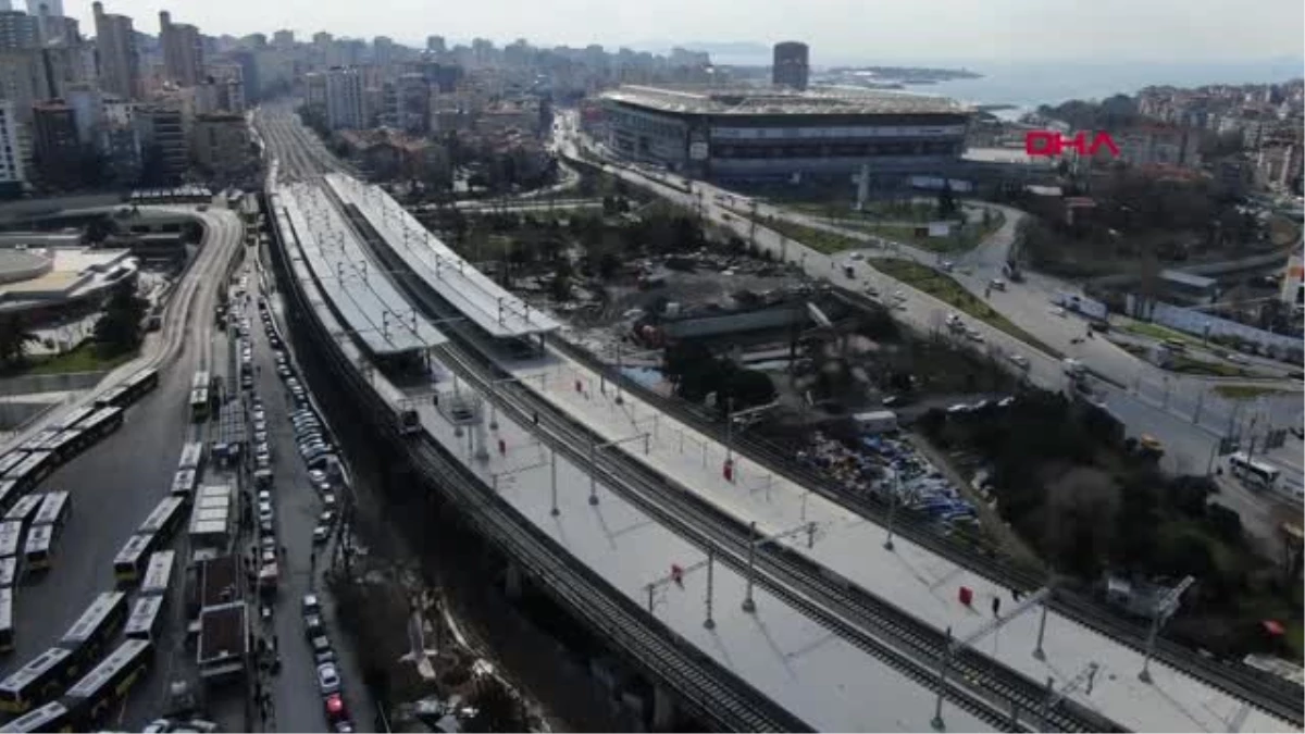 10 Gün Sonra Açılacak... Gebze-Halkalı Marmaray Hattındaki Son Durum Havadan Görüntülendi