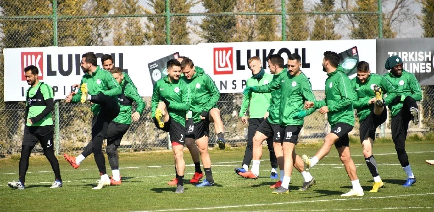 Atiker Konyaspor, Göztepe Hazırlıklarına Devam Etti