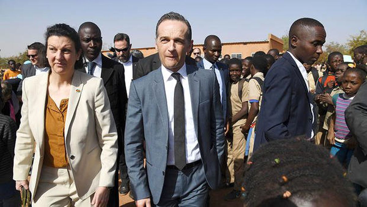 Heiko Maas, Mali\'de Mahsur Kaldı