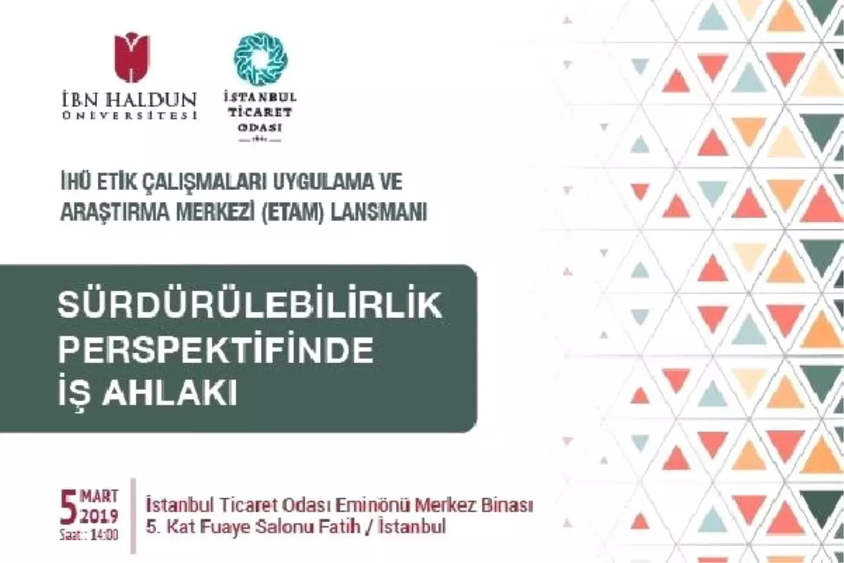 İhü Etik Çalışmaları Uygulama ve Araştırma Merkezi Açılıyor