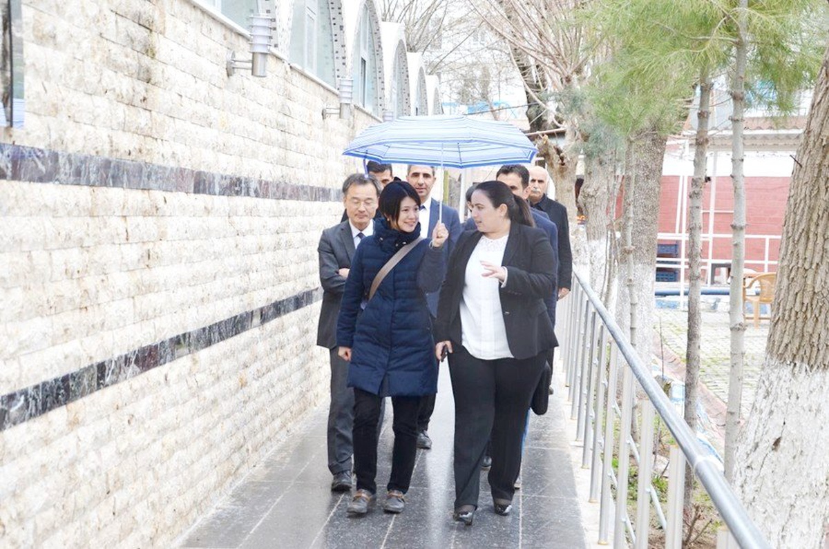 Jica Heyeti Çermik\'te İncelemede Bulundu