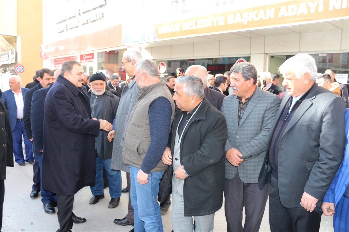 Milletvekili Eroğlu ve Özkaya\'nın Dinar Ziyareti